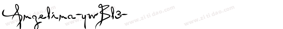 Angelina-ywBl3字体转换