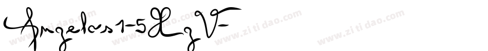 Angelos1-5XgV字体转换