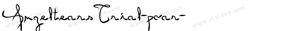 AngeltearsTrial-poar字体转换