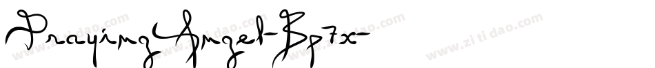 PrayingAngel-Bp7x字体转换
