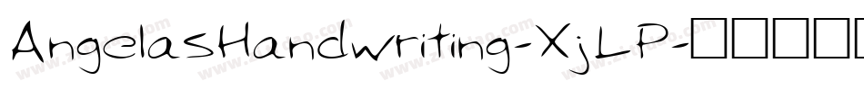 AngelasHandwriting-XjLP字体转换
