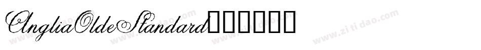 AngliaOldeStandard字体转换