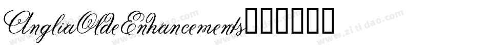 AngliaOldeEnhancements字体转换