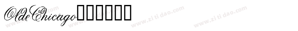 OldeChicago字体转换