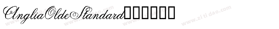 AngliaOldeStandard字体转换