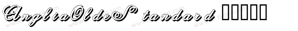 AngliaOldeStandard字体转换
