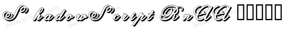 ShadowScript-RnAA字体转换