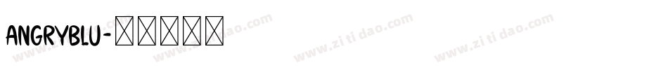 ANGRYBLU字体转换