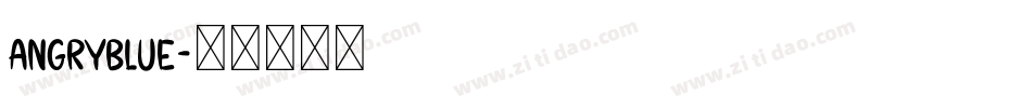Angryblue字体转换