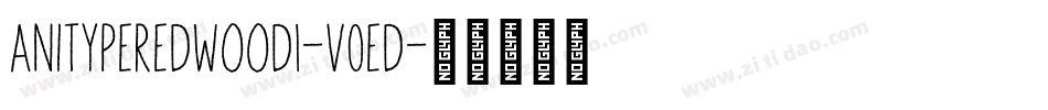 AnitypeRedwood1-v0ED字体转换