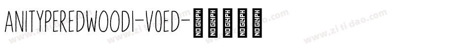 AnitypeRedwood1-v0ED字体转换