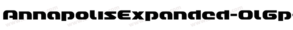 AnnapolisExpanded-OlGp字体转换