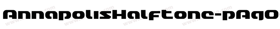 AnnapolisHalftone-pAgO字体转换