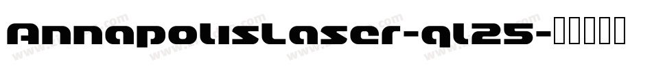 AnnapolisLaser-ql25字体转换