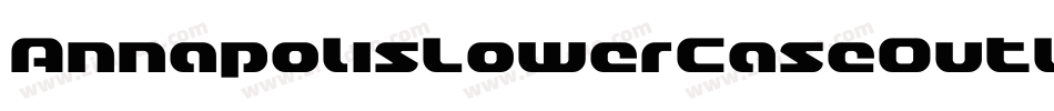 AnnapolisLowerCaseOutlineItalic-l3x0字体转换