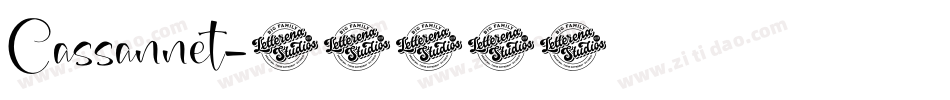 Cassannet字体转换