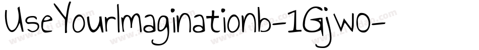 UseYourImaginationb-1Gjw0字体转换