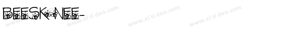 BEESKNEE字体转换