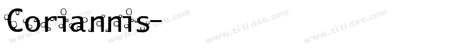 Coriannis字体转换