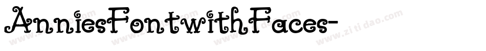 AnniesFontwithFaces字体转换