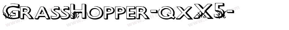 GrassHopper-qxX5字体转换