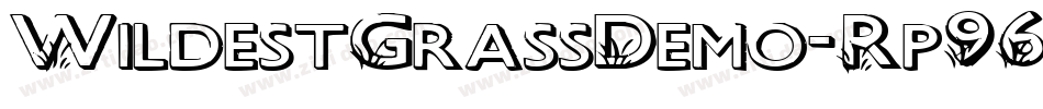 WildestGrassDemo-Rp96A字体转换