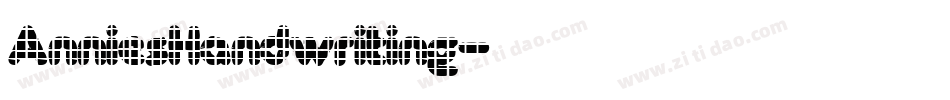 AnniesHandwriting字体转换