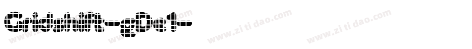 Gridshift-gDe1字体转换