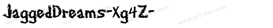 JaggedDreams-Xg4Z字体转换