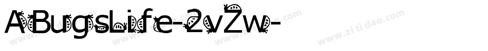 ABugsLife-2vZw字体转换