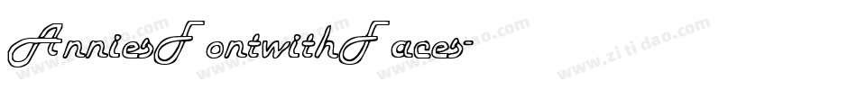 AnniesFontwithFaces字体转换