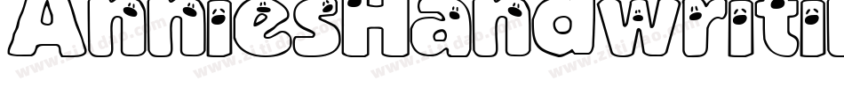 AnniesHandwriting字体转换