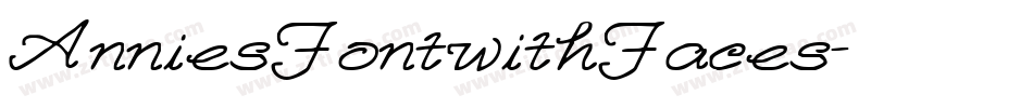AnniesFontwithFaces字体转换