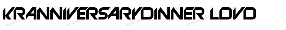 KrAnniversaryDinner-ldvD字体转换