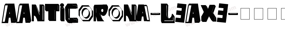 AAntiCorona-L3Ax3字体转换