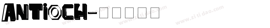 Antioch字体转换