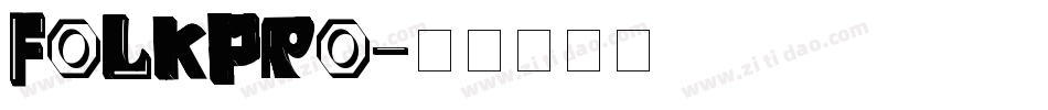 FolkPro字体转换
