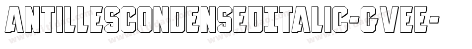 AntillesCondensedItalic-gVeE字体转换