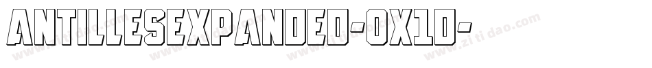 AntillesExpanded-0X1d字体转换