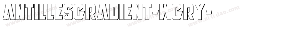 AntillesGradient-WgrY字体转换