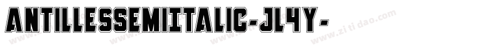 AntillesSemiItalic-jl4y字体转换