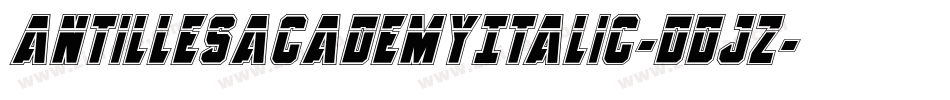 AntillesAcademyItalic-dDjZ字体转换