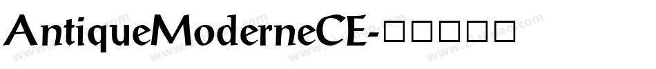 AntiqueModerneCE字体转换