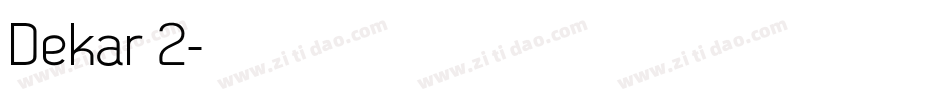Dekar_2字体转换