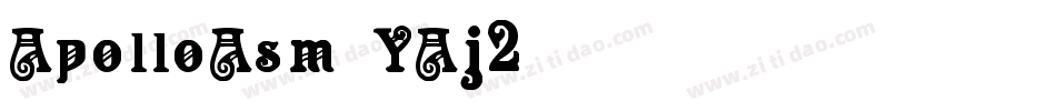 ApolloAsm-YAj2字体转换