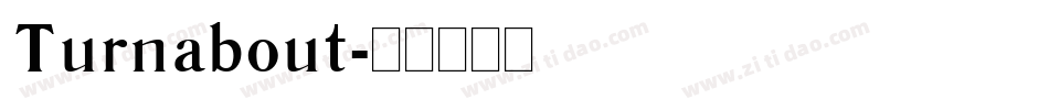 Turnabout字体转换