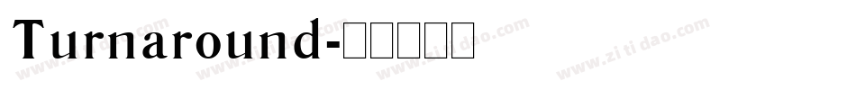 Turnaround字体转换