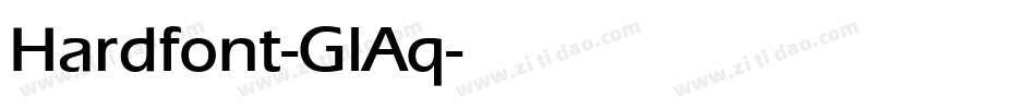 Hardfont-GlAq字体转换