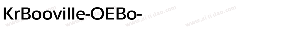 KrBooville-OEBo字体转换