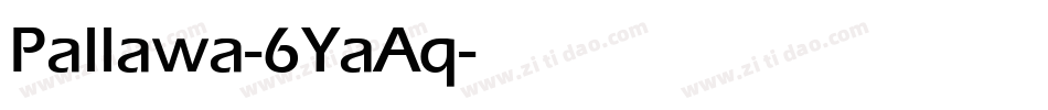Pallawa-6YaAq字体转换